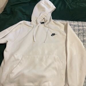Nike Men's White Hoodie